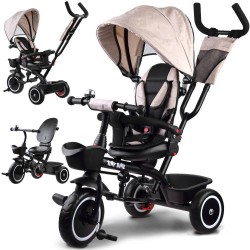 Trojkolka Tiny Bike 3v1 so strieškou – b...